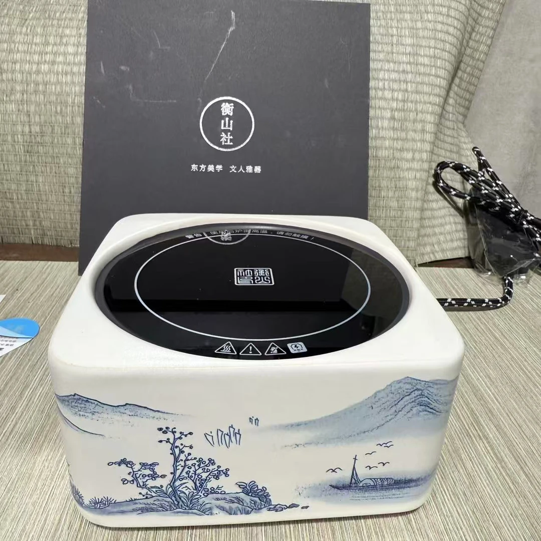 【中国邮政专属链接】山水方形陶瓷煮茶炉3904家用保温煮水耐热