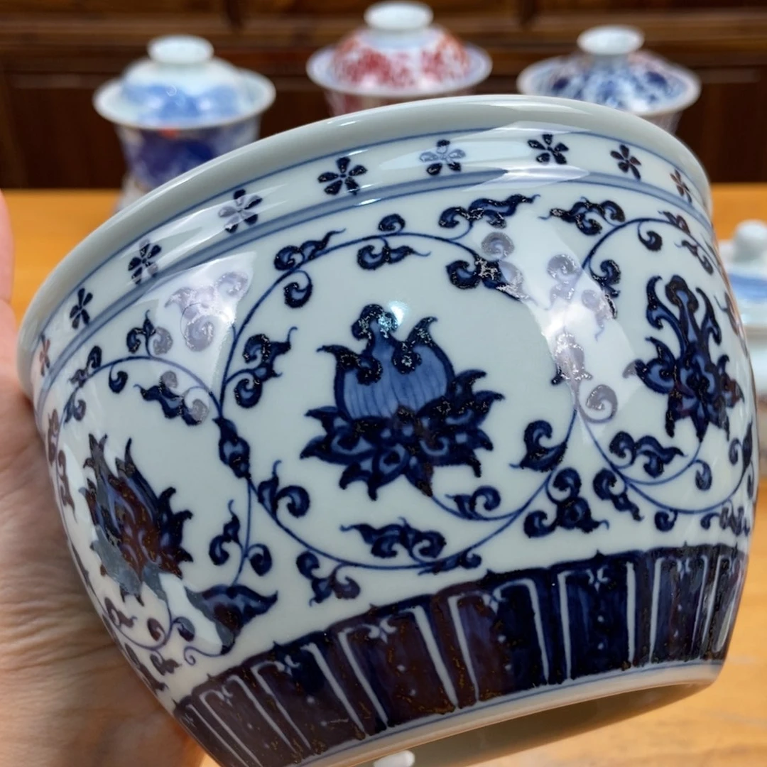 手绘现代茶具非古董