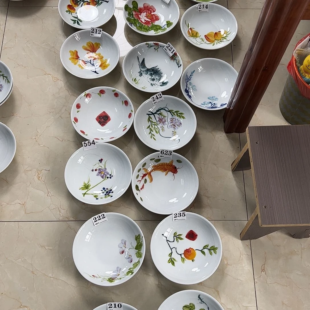 瓷片陈*娘景德镇陶瓷手工手绘制作