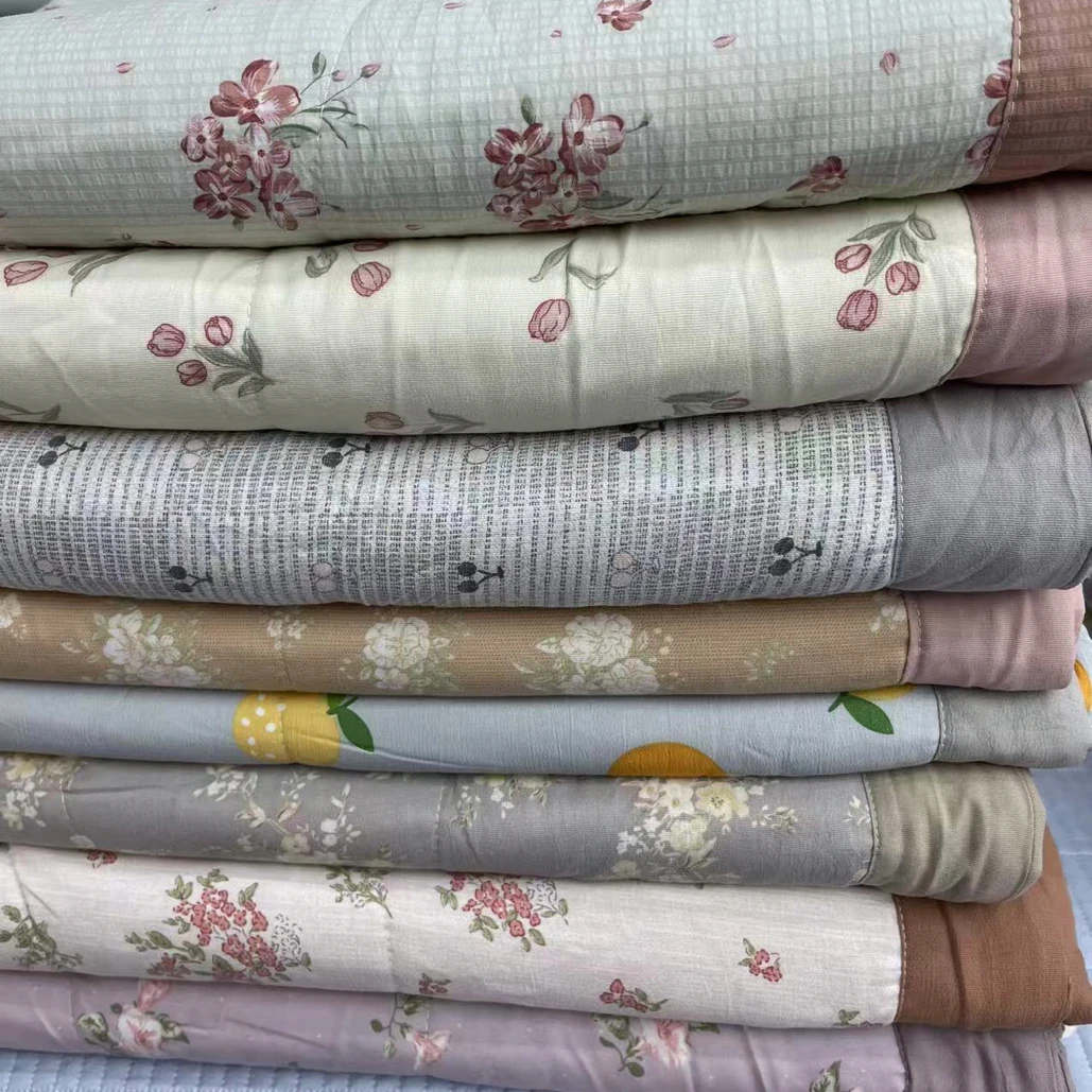 双层纱牛奶棉棉花夏被1.5*2