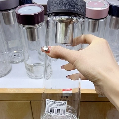 万象品牌玻璃杯万象u4S皮纹