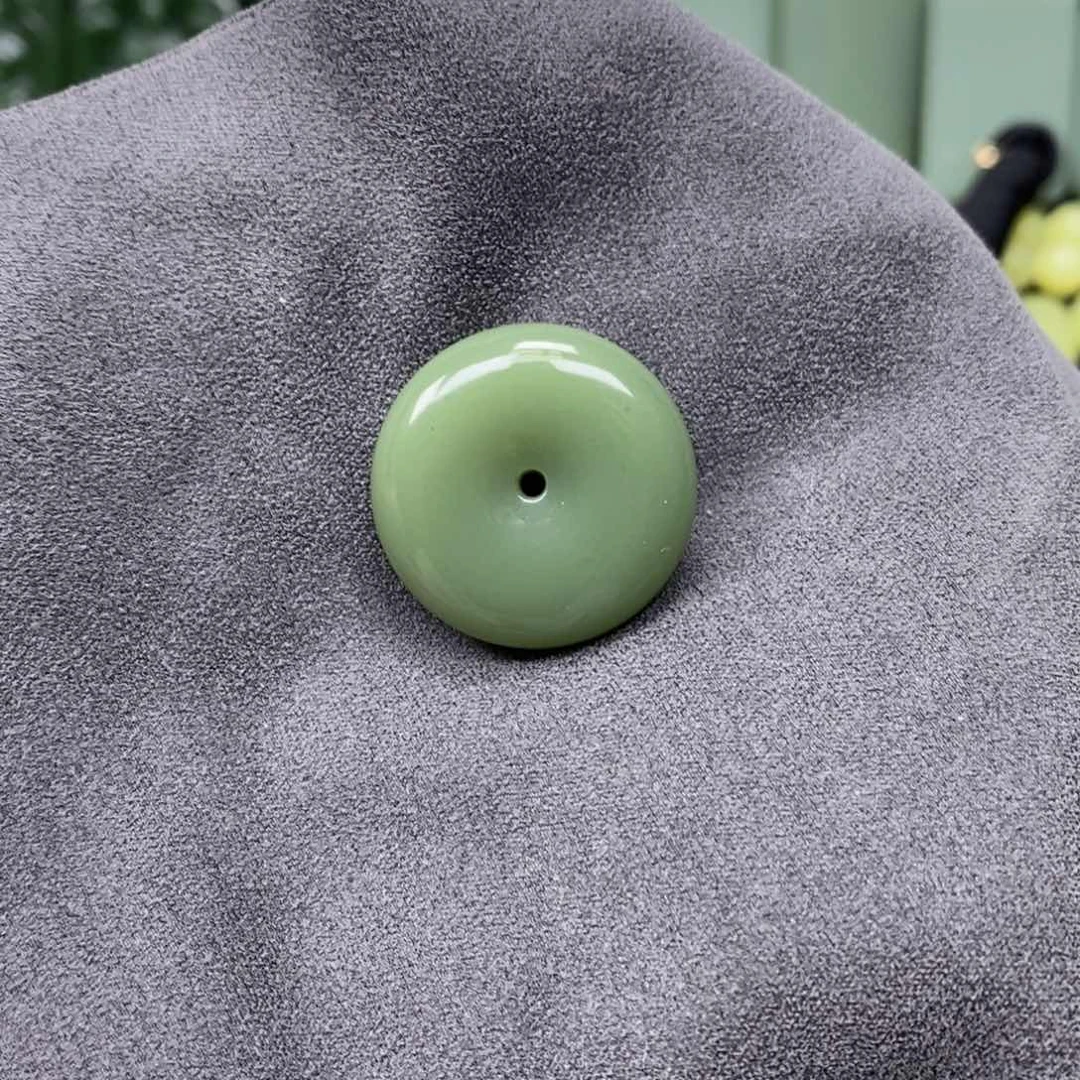 和田玉（青玉）颈饰未镶嵌