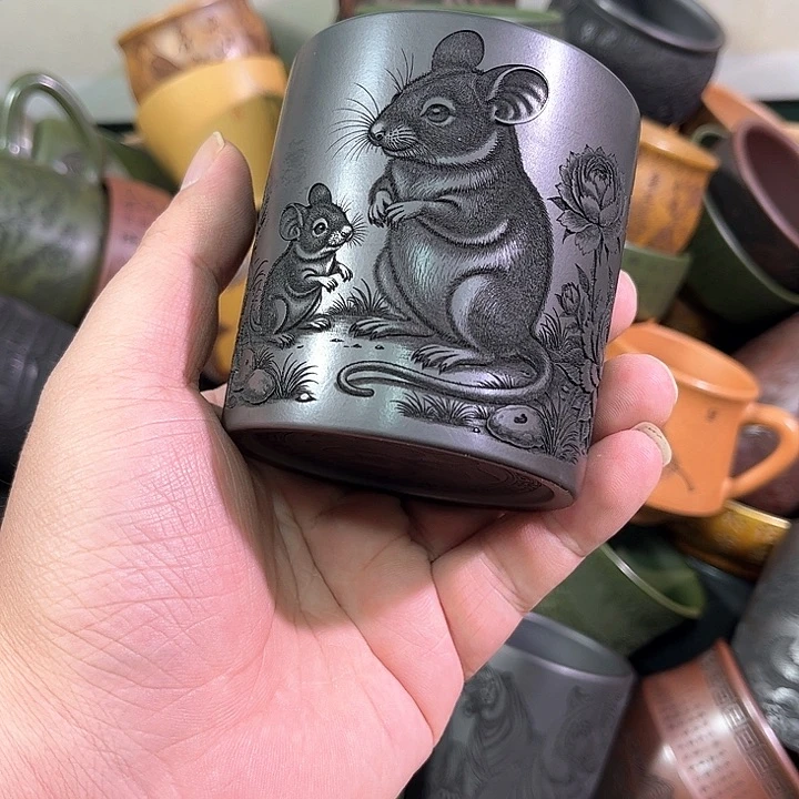 茶杯紫砂全手工紫砂主人杯