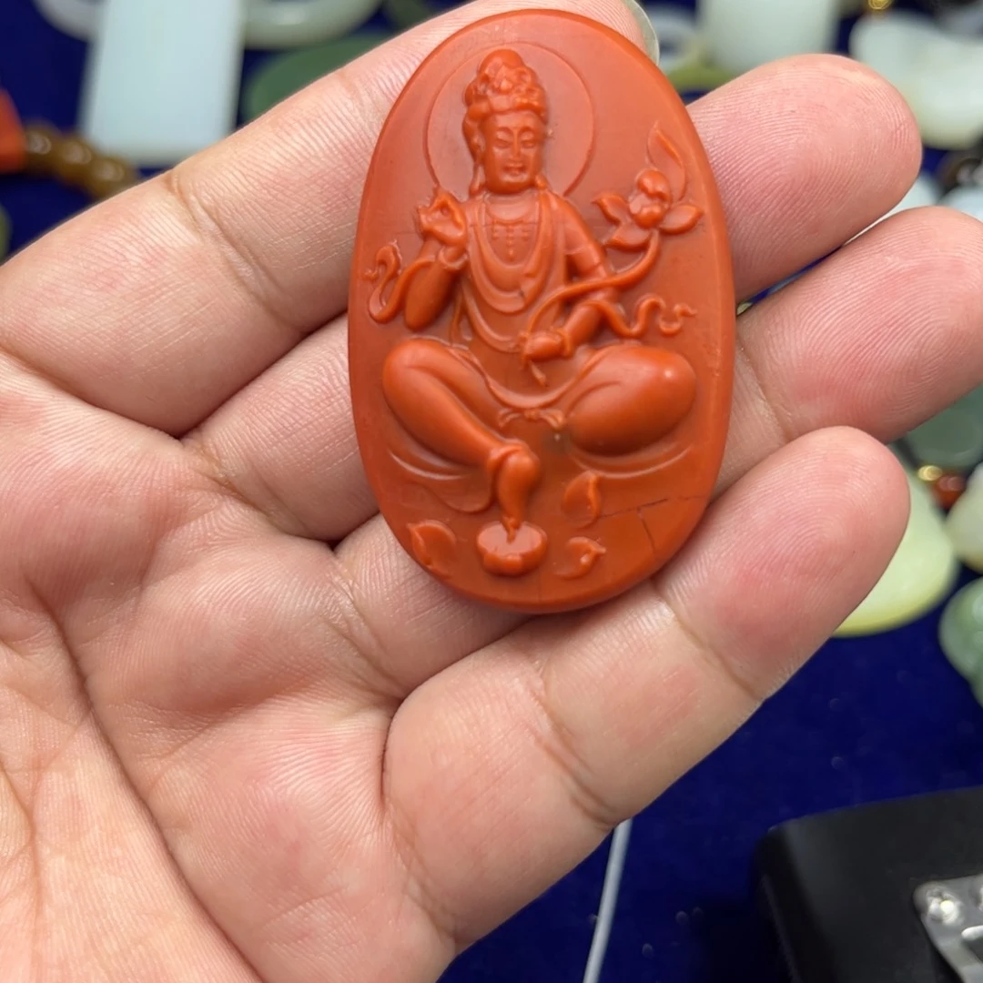 南红玛瑙未镶嵌颈饰