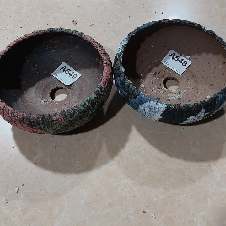 景德镇陶瓷花盆定款不定色