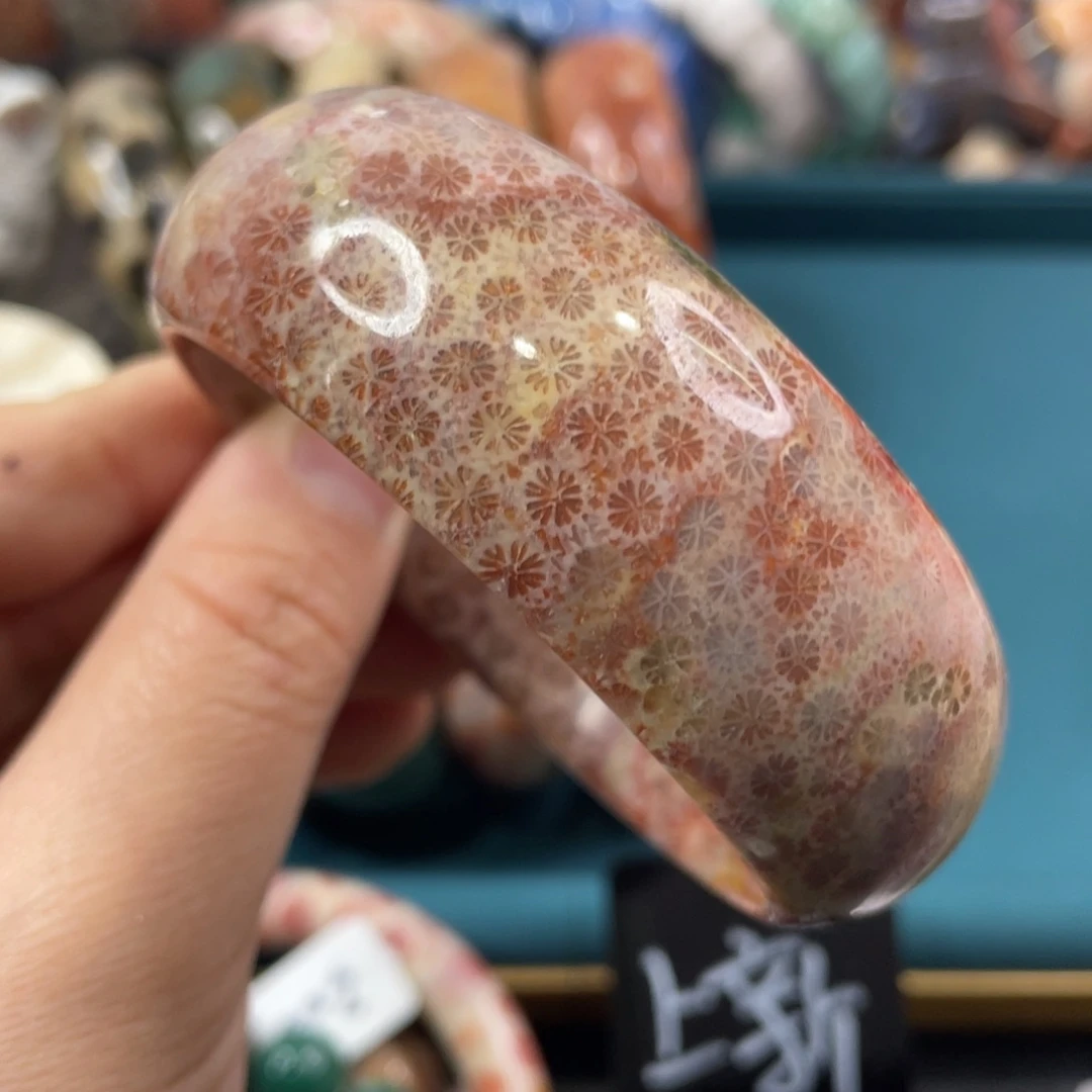 未镶嵌手镯硅化玉