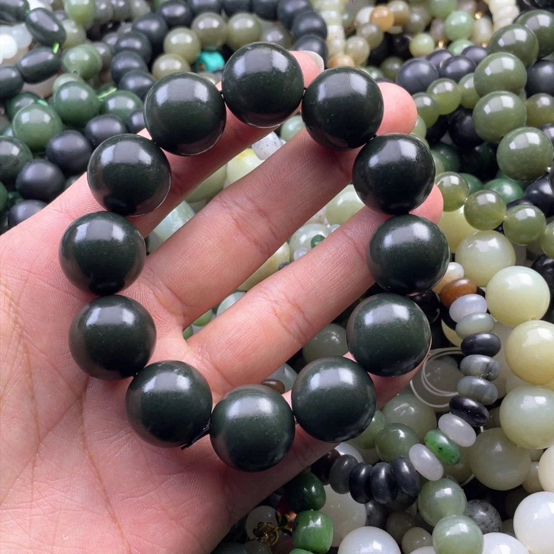 和田玉手串未镶嵌