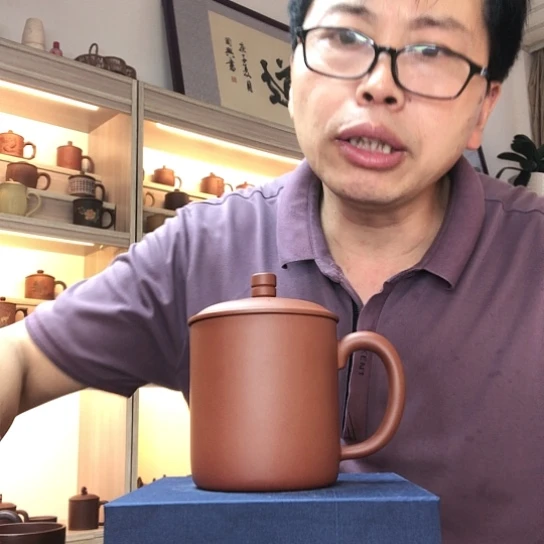 茶杯清水泥办公杯容量400