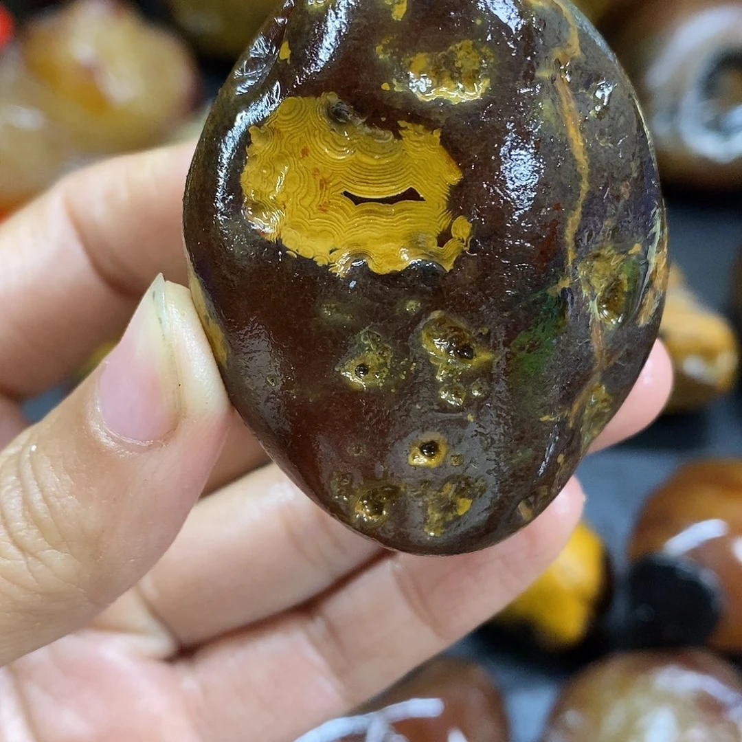 玛瑙/玉髓未镶嵌手把件