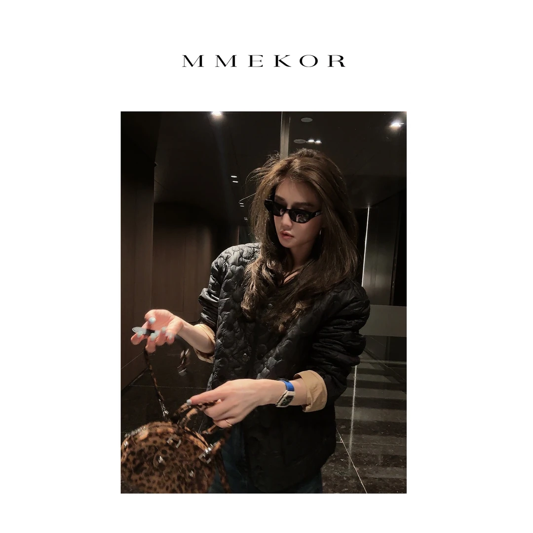 MMEKOR “巴黎铁塔”棉服 2025新款秋款暗黑内啡肽时髦上衣 30311