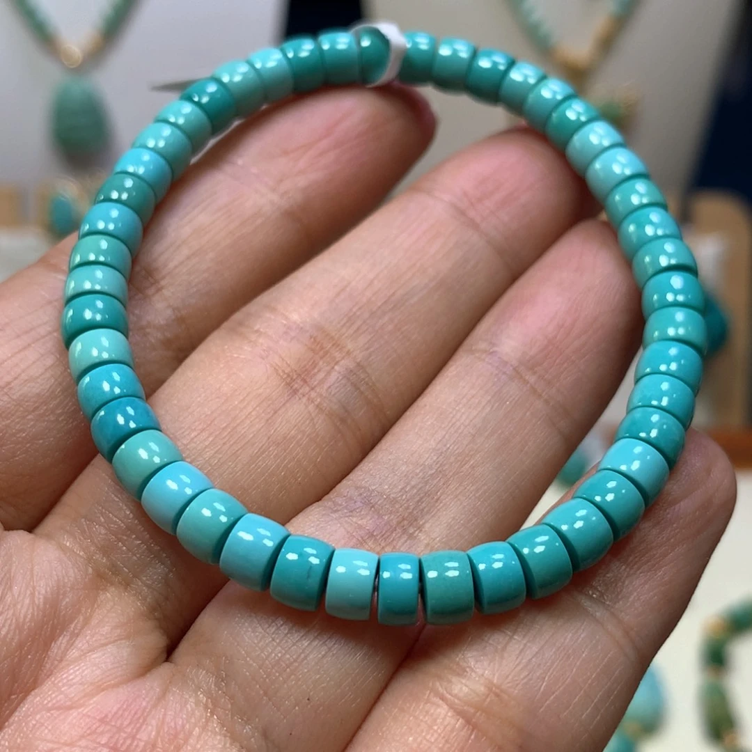 绿松石未镶嵌直切