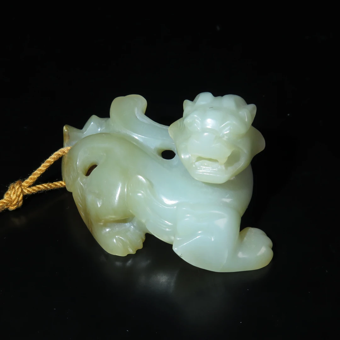 清代玉天禄/MZ027800/和田玉/民族文物