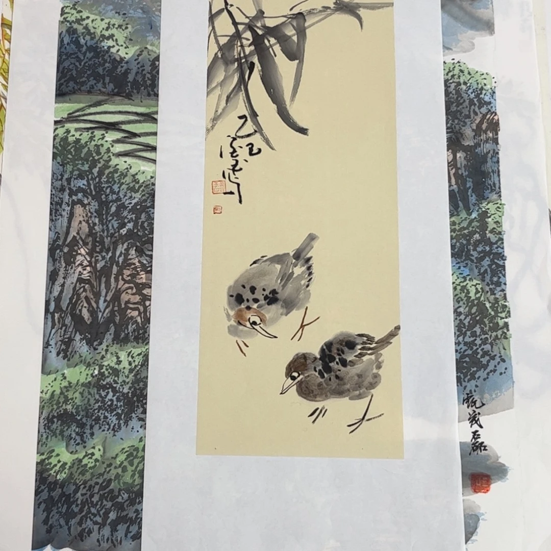 国画黄宝玉老师70.23花鸟琪