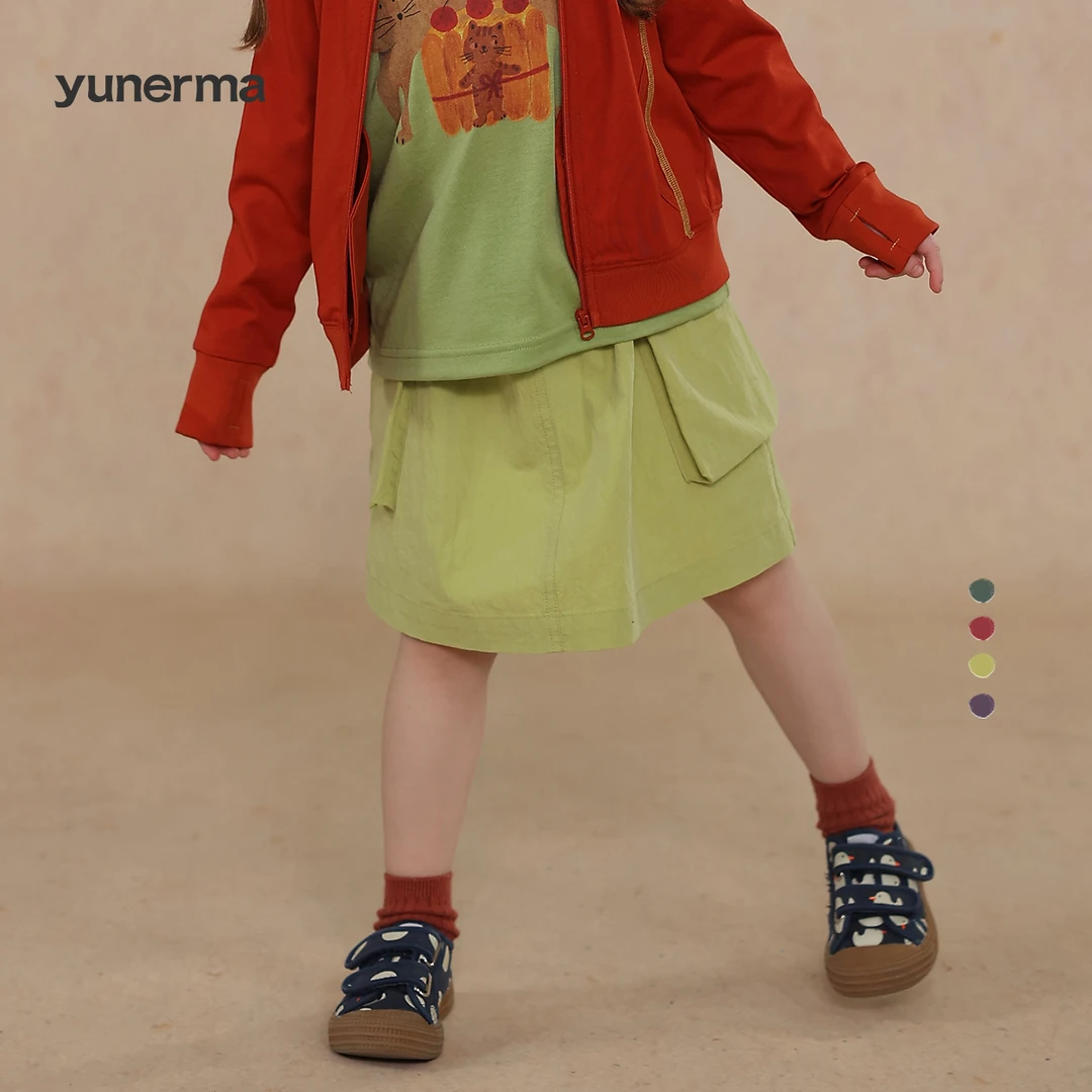 女童夏季新款日系百搭休闲半身裙允儿妈时尚半裙宝宝洋气短裙裙子