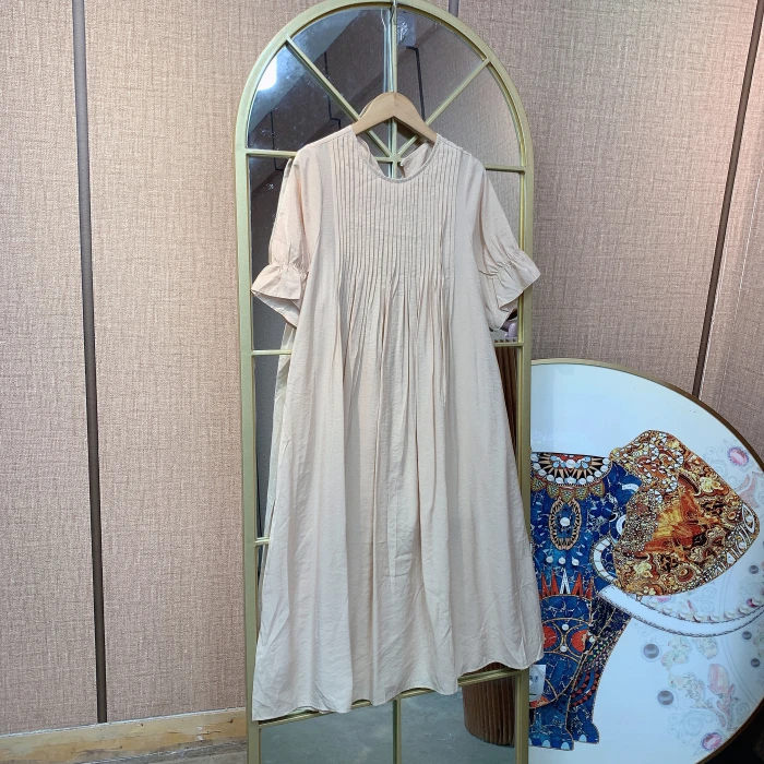 BL329孕妇粉色连衣裙90-150