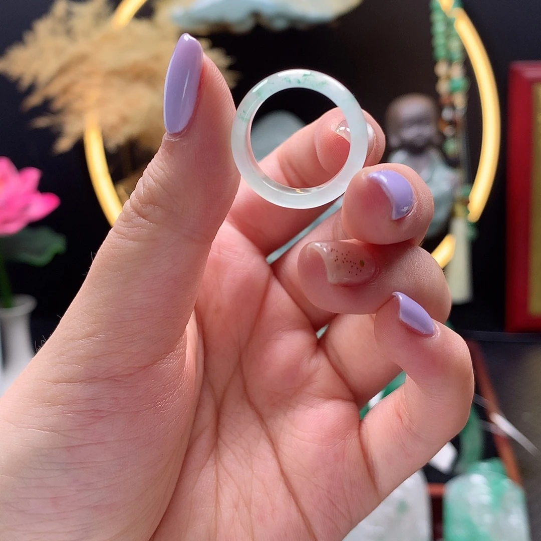 石英质玉戒指港码12未镶嵌