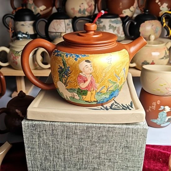 建水紫陶复烧全品4号300cc