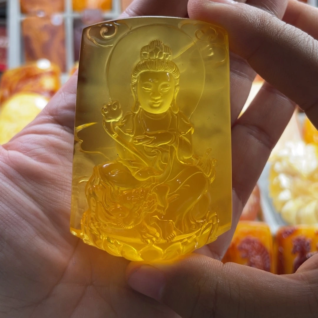 定制琥珀未镶嵌定制款天然琥珀蜜蜡