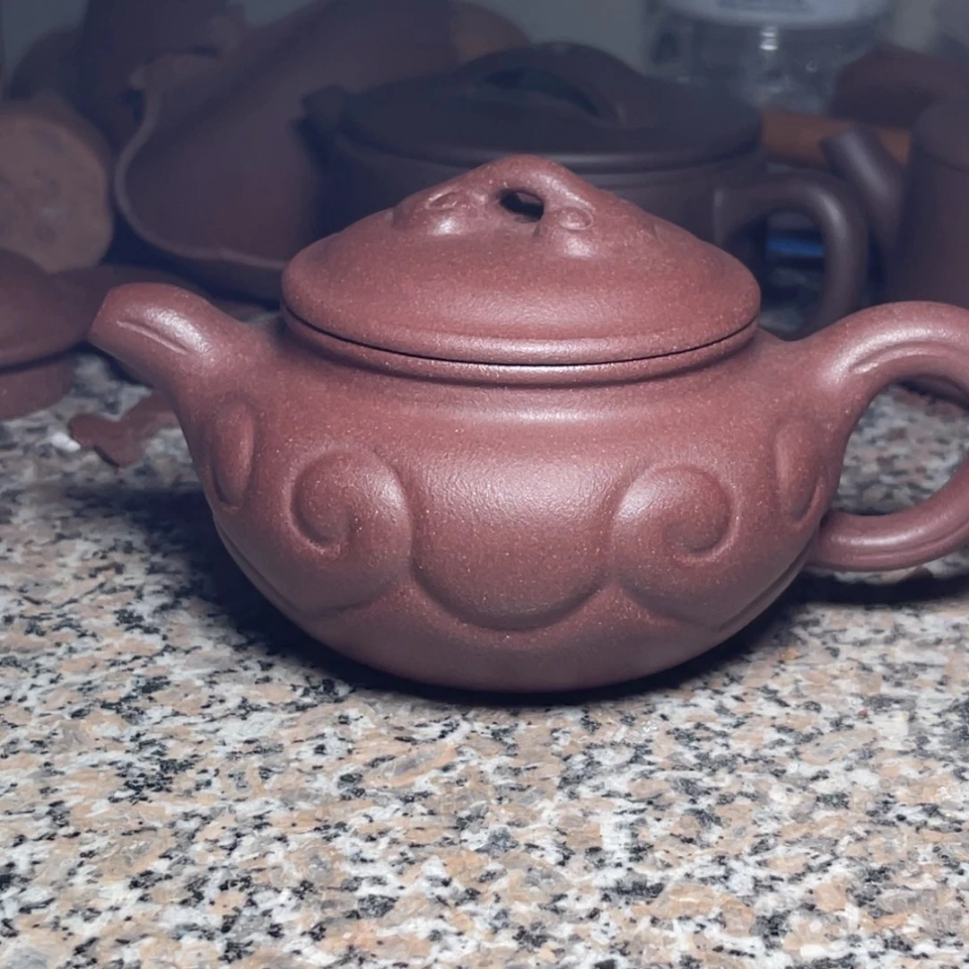 茶壶紫砂完美全砂底槽清如意仿古