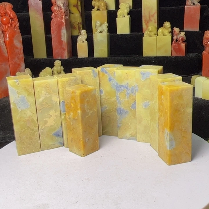 印石青田石蓝花冻2.5/2.5/7.4-8.7