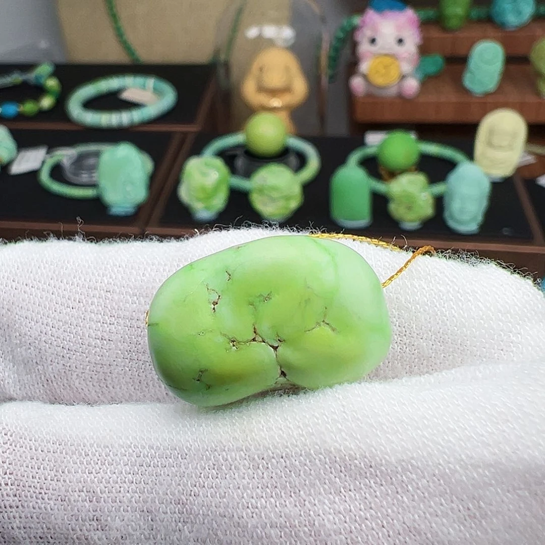 绿松石未镶嵌绿松石主播璐璐