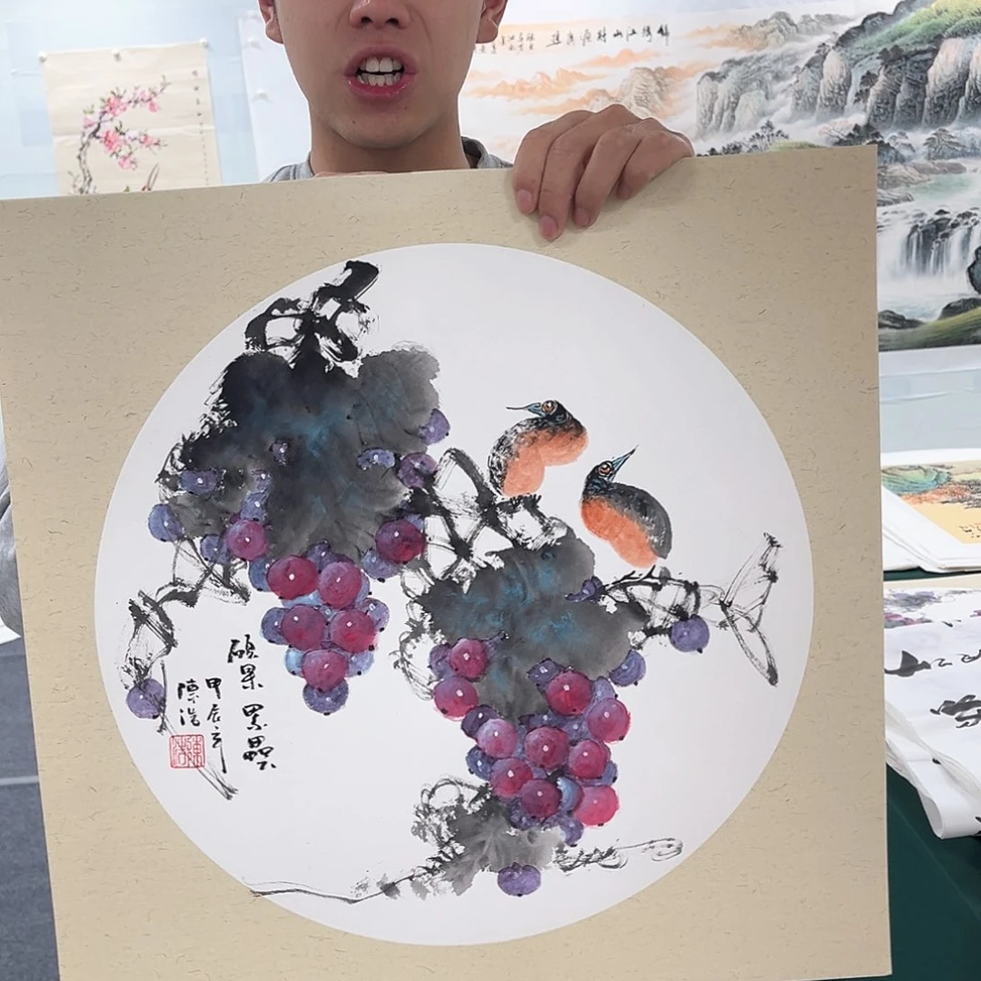 国画宣纸国画纯手绘作品