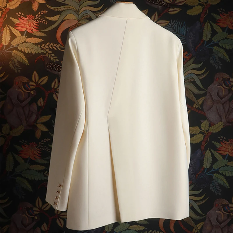 西装外套女2025新款时尚春秋装休闲设计感小众西服上衣开叉