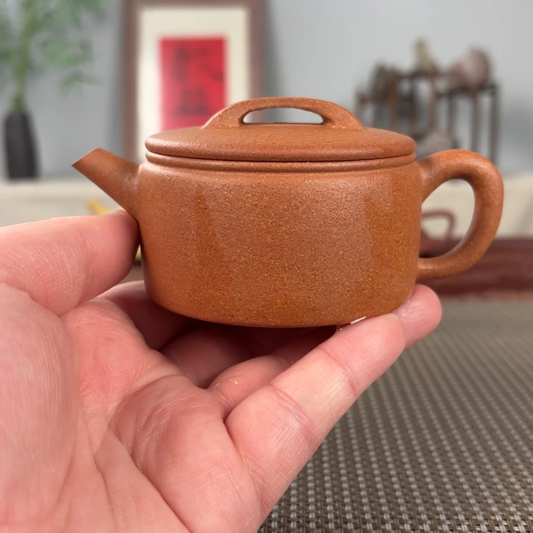 紫砂茶壶微瑕黄龙山原矿紫砂壶
