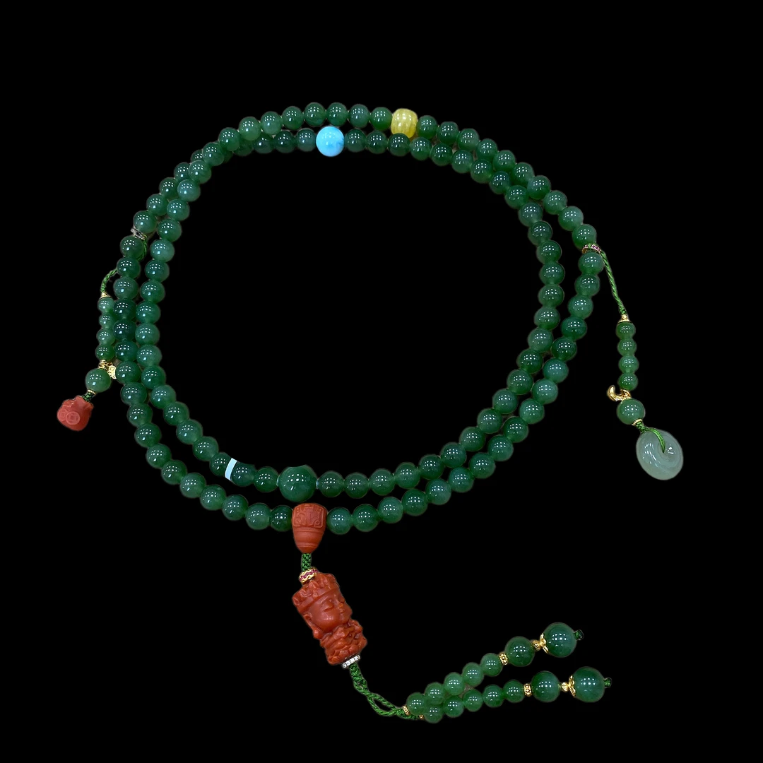 9575-碧玉项链孤品