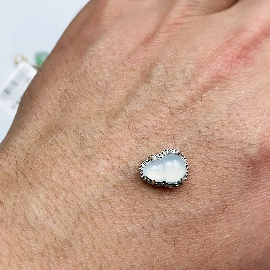 翡翠颈饰银S925镶嵌你***我葫芦