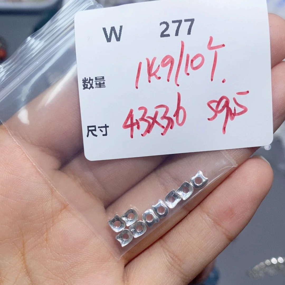 银S925镶嵌颈饰水晶W277