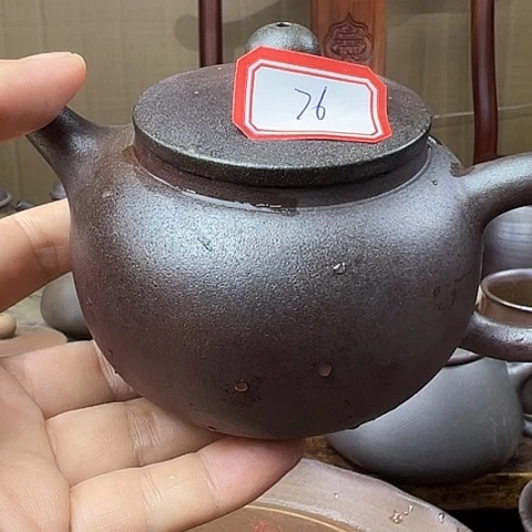 草***人戬谷龙窑坭兴陶柴烧壶76
