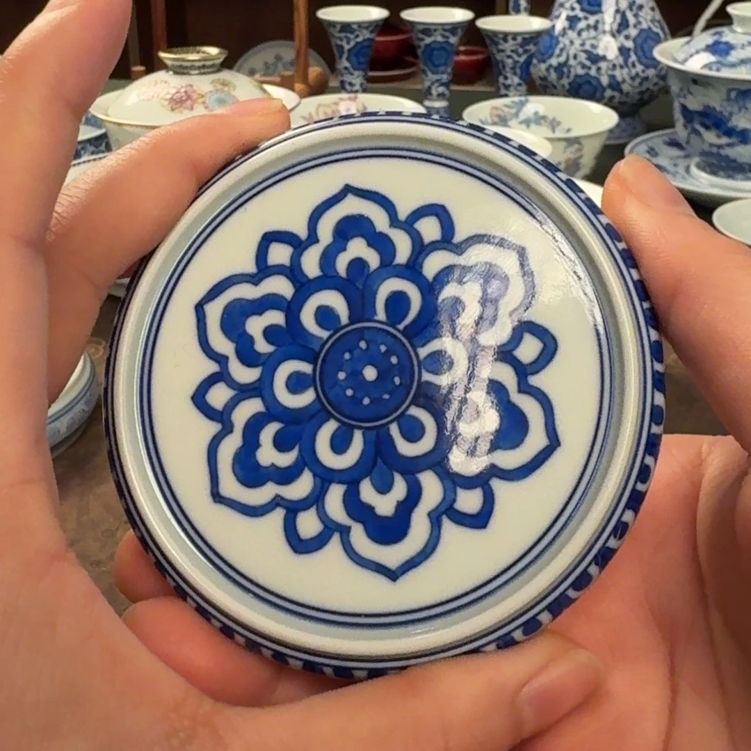 如*纯手工手绘陶瓷茶具