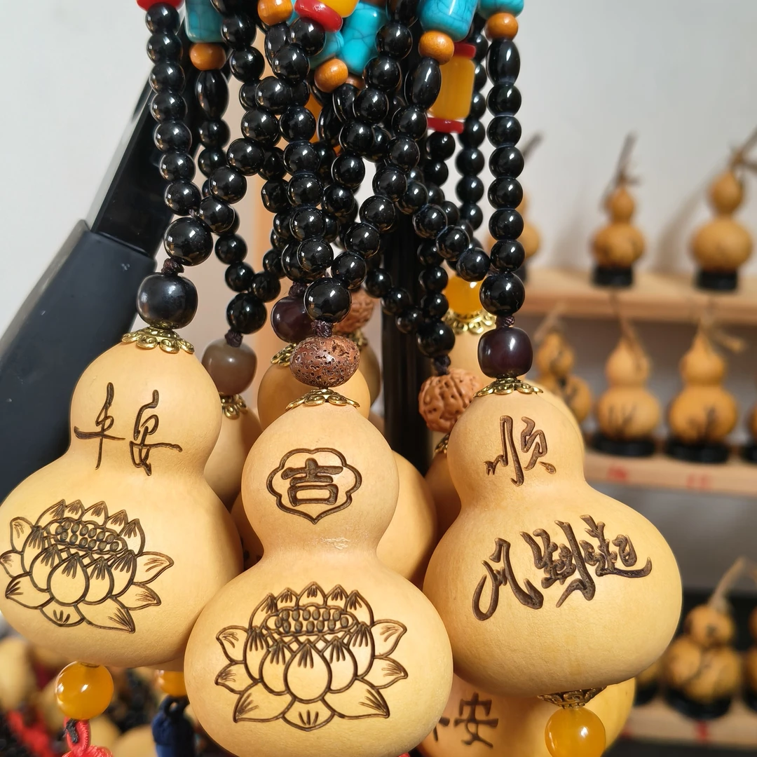 工艺葫芦保平安精品手作，适合车挂盘玩钥匙扣