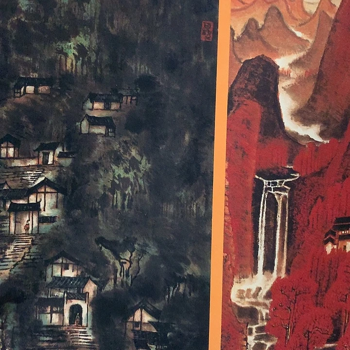 竖款装饰画装饰画