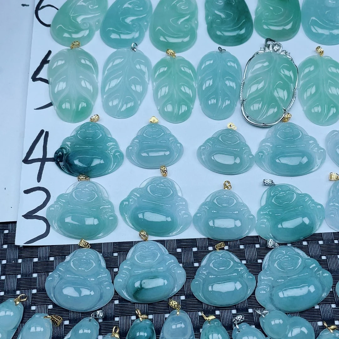 翡翠未镶嵌吊坠(不含链)翡翠