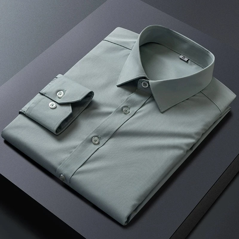 直播间过款】【401-600】高品质男士商务风休闲亲肤长袖衬衫