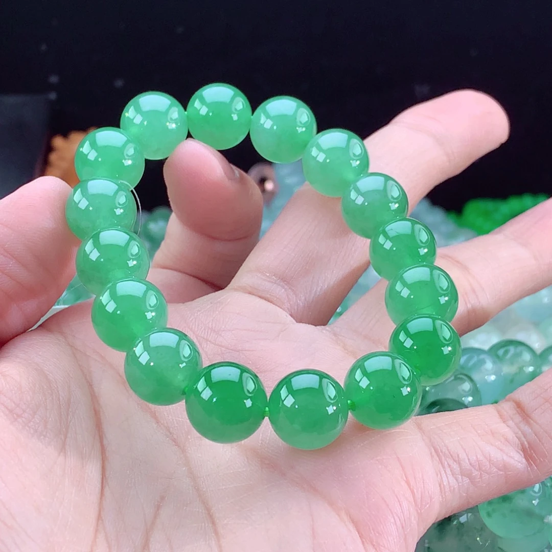 翡翠手链未镶嵌卡12