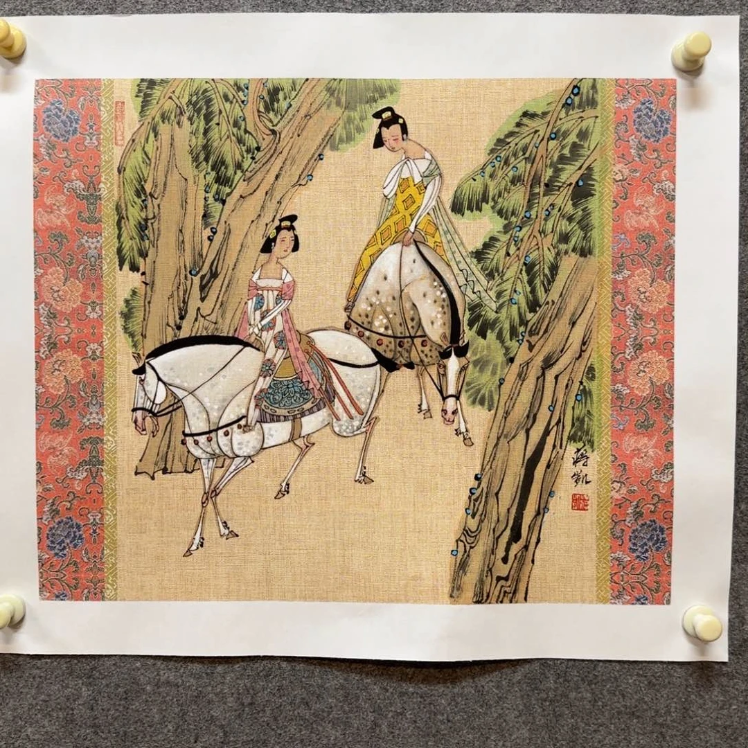 国画蒋凯老师手绘作品