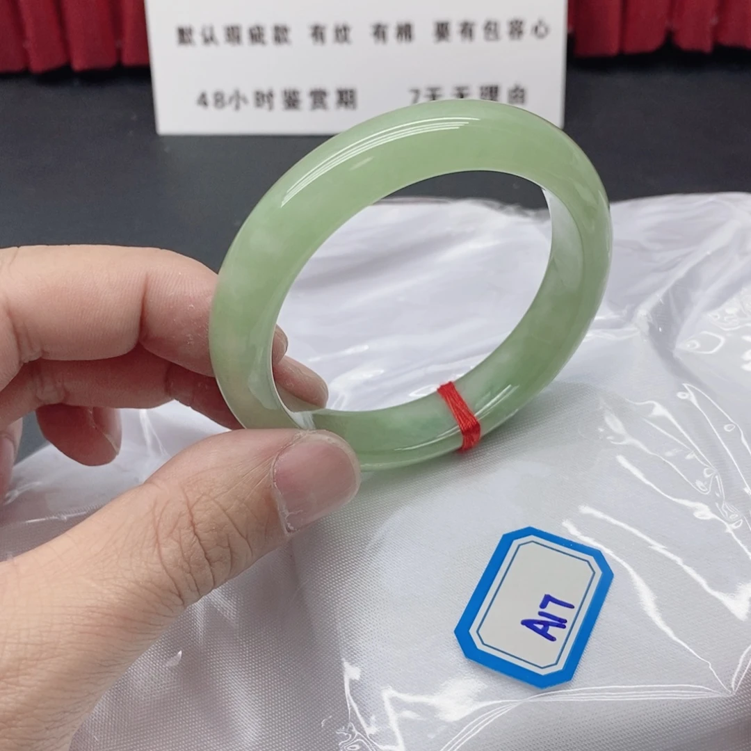 金***华硅化玉未镶嵌手镯翡手镯A17