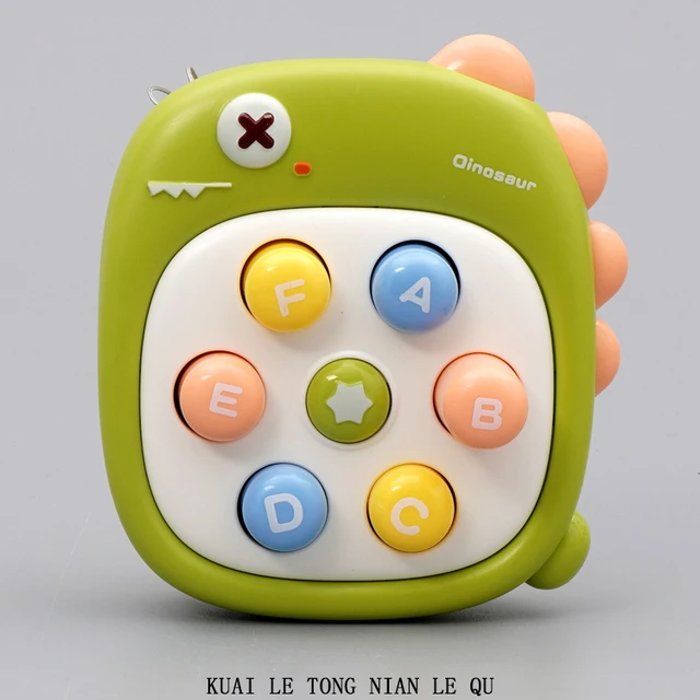 儿童教育打地鼠速度推桌面按游戏机玩具1-2岁3岁玩具男孩女孩