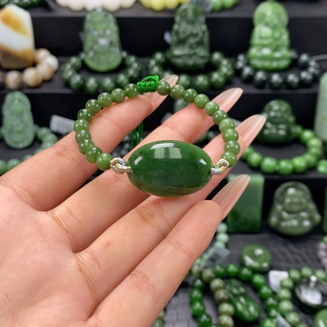 和田玉（碧玉）未镶嵌珠宝奇石