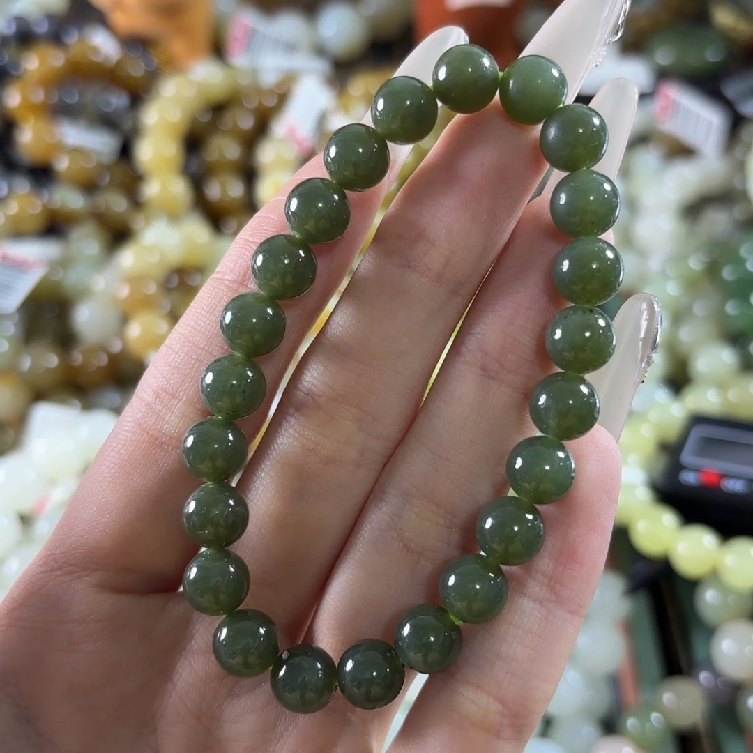 和田玉未镶嵌手链390