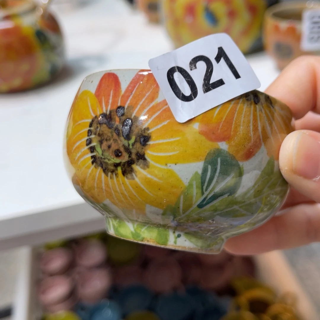 杯素浅陶瓷手工手绘