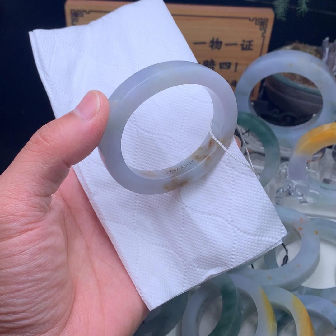 定制翡翠定制手镯未镶嵌定制手镯51-54