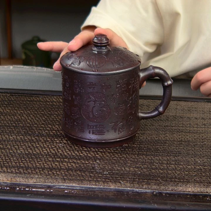 茶杯紫砂高货放漏