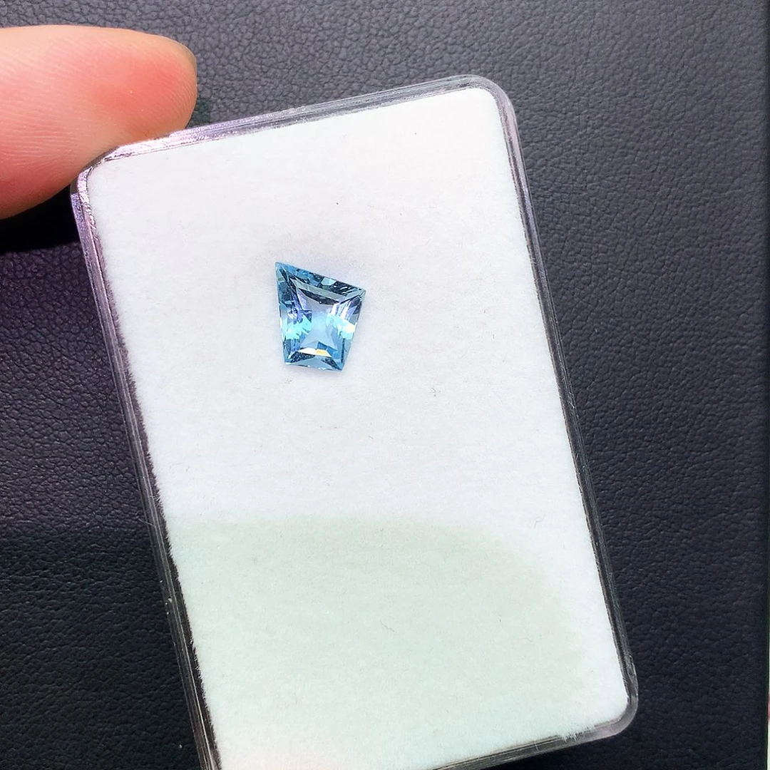 裸石海蓝宝石天然圣玛利亚海蓝宝裸石1.25ct