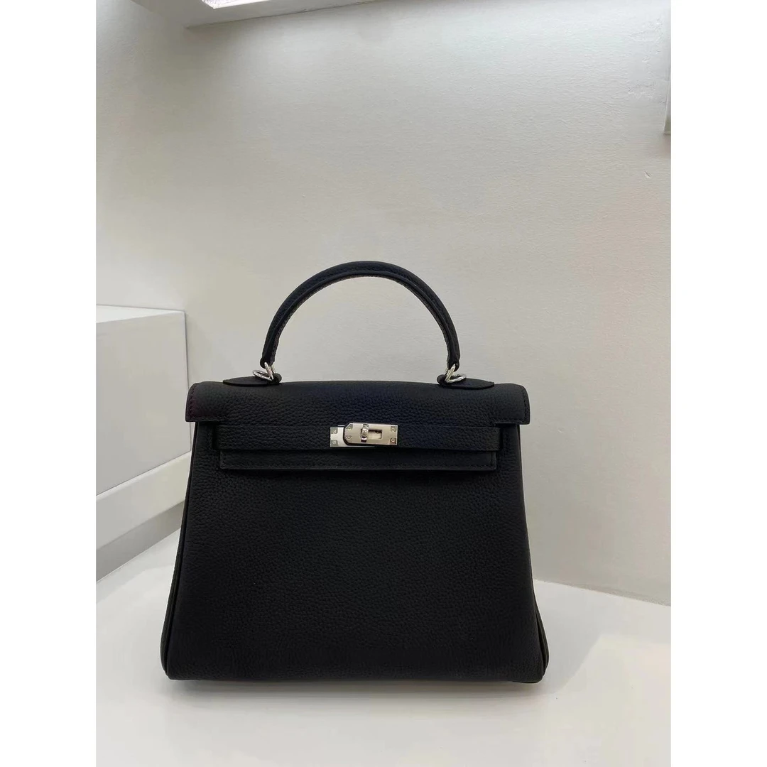 【Rain.Cun】XKY-6827-黑色女士潮流时尚经典复古百搭单肩斜跨包