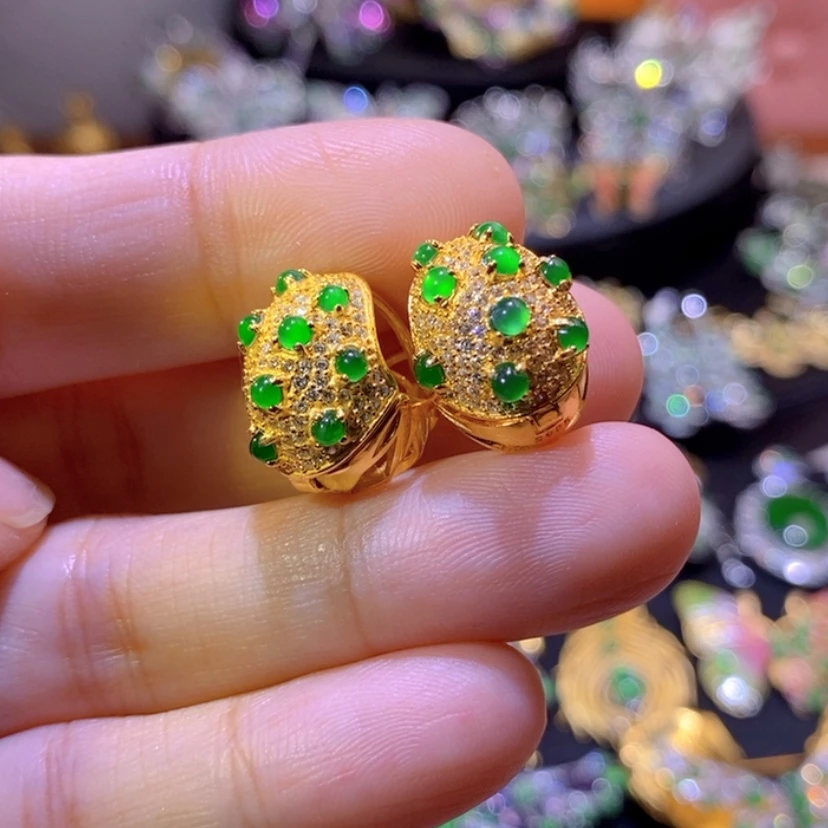 【闪购商品】翡翠挂件银S925镶嵌天然资源