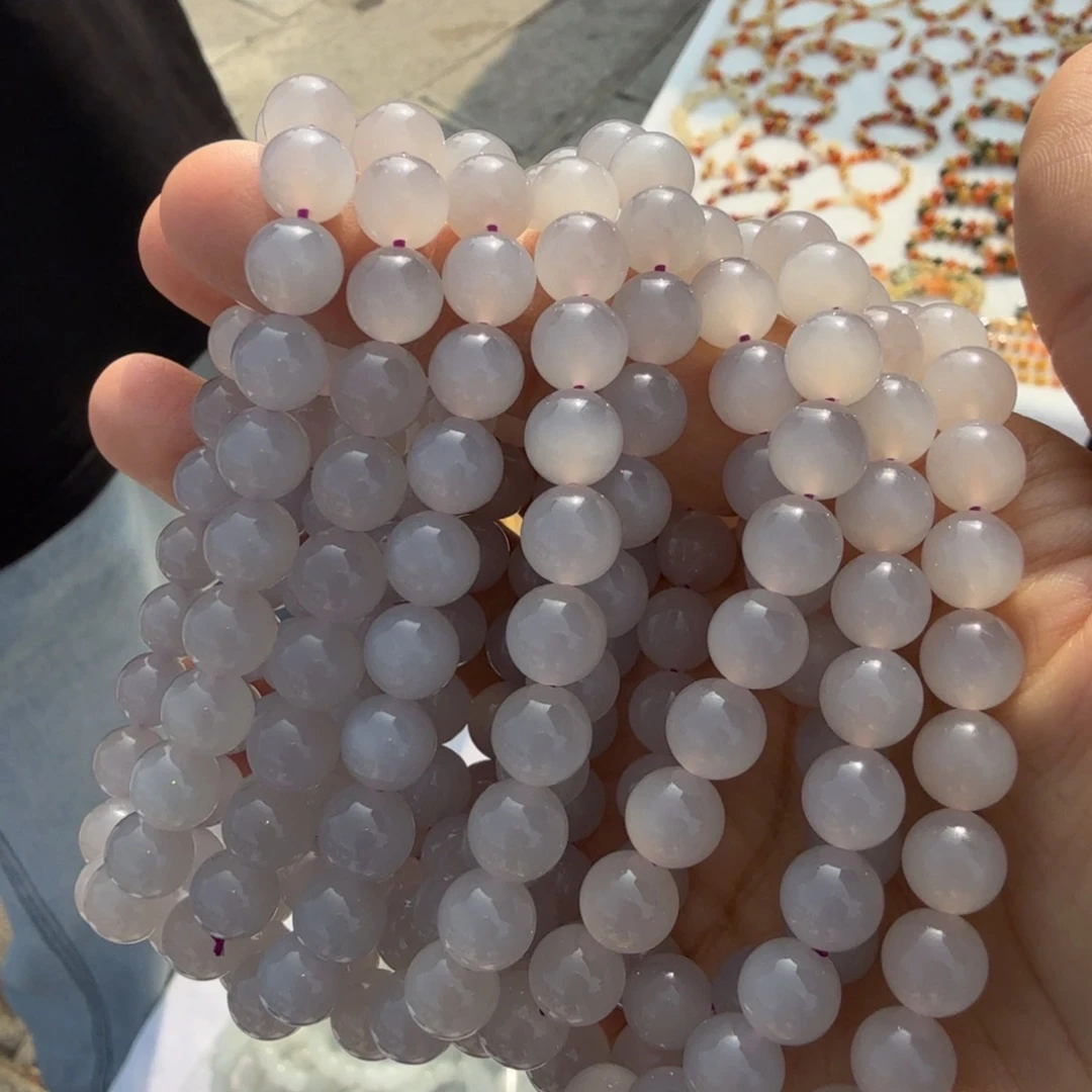 和田玉未镶嵌颈饰烟紫荧光帅弟弟F多样性拍一发一